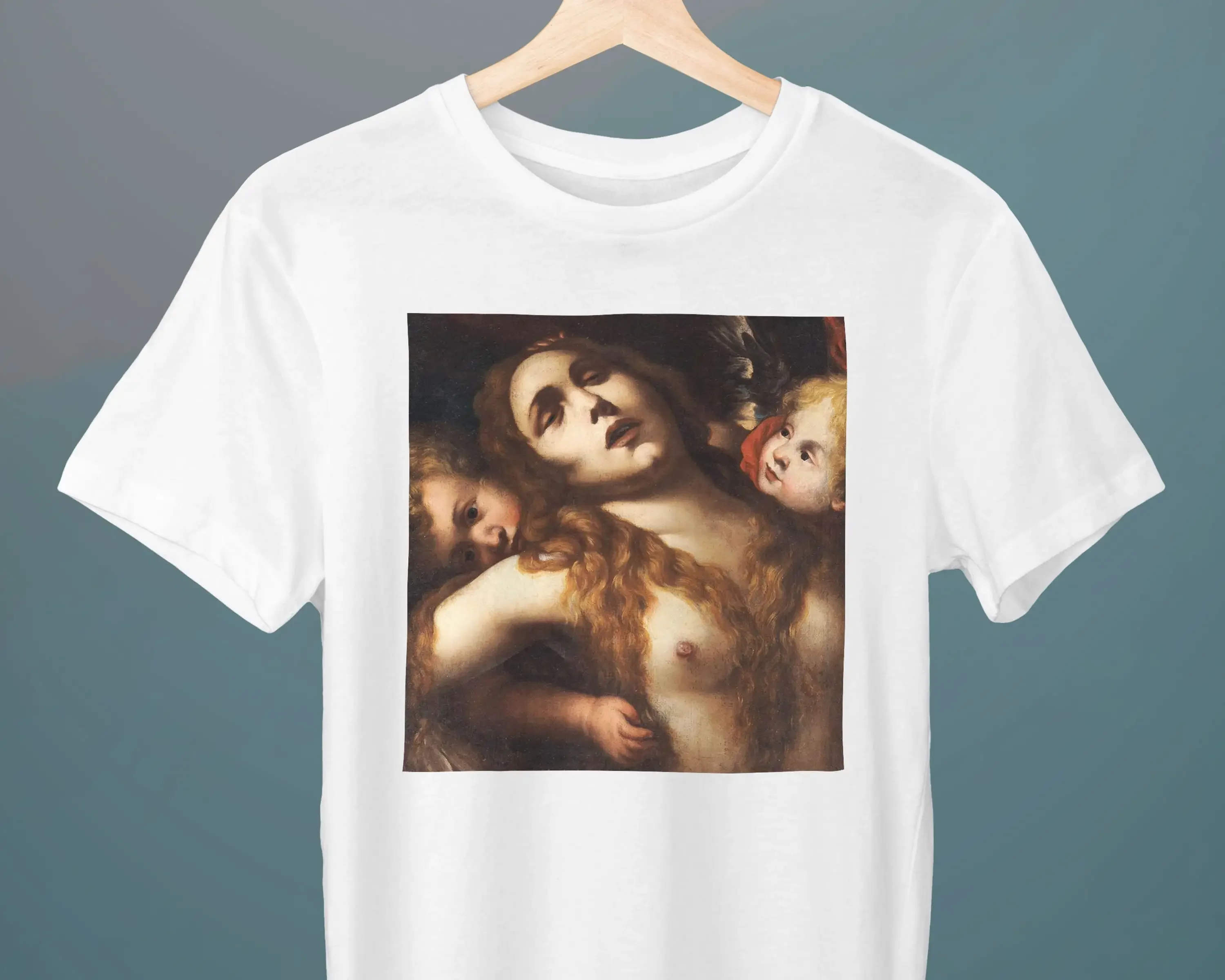 Mary Magdalene in Ecstasy Francesco Cairo Unisex T-shirt