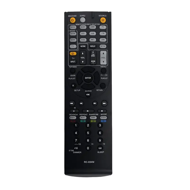Well Made-RC-834M Replace Remote For Onkyo AV Receiver TX-NR515 TX-NR414 HT-RC440 HT-S6500 HT-S7500 HT-R791 HT-RC460 HT-R758 Eas