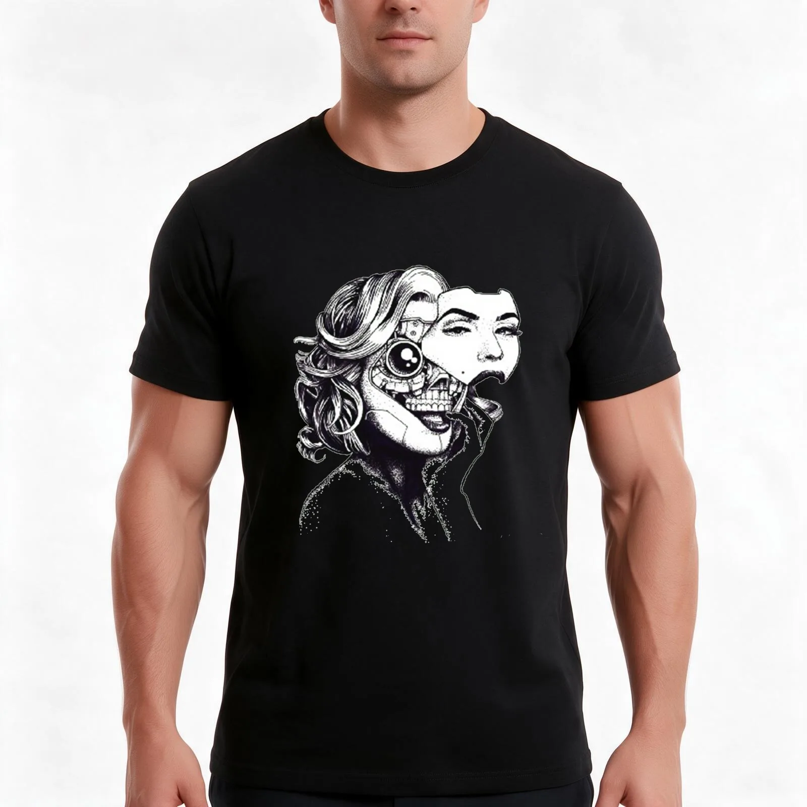 Composition 102 T-Shirt, Summer Casual Cotton Tee, Oversized Streetwear Tops, Vintage Graphic Print, Loose Fit Short Sleeve