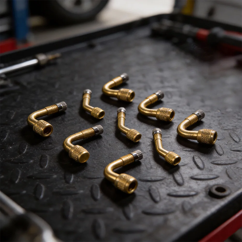 9pcs 45/90/135 Degree Bent Tyre Tube Valve Extension Adapter For Moto Truck Car Automobiles Maintenance Tools