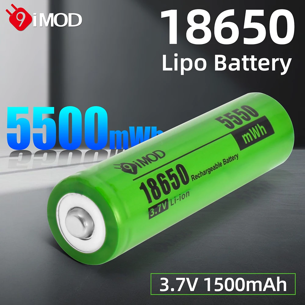 9IMOD Battery 5500mWh 3.7V 1500mAh Li-ion Battery for TX16S Boxer TX15 CT-06A CT-10B