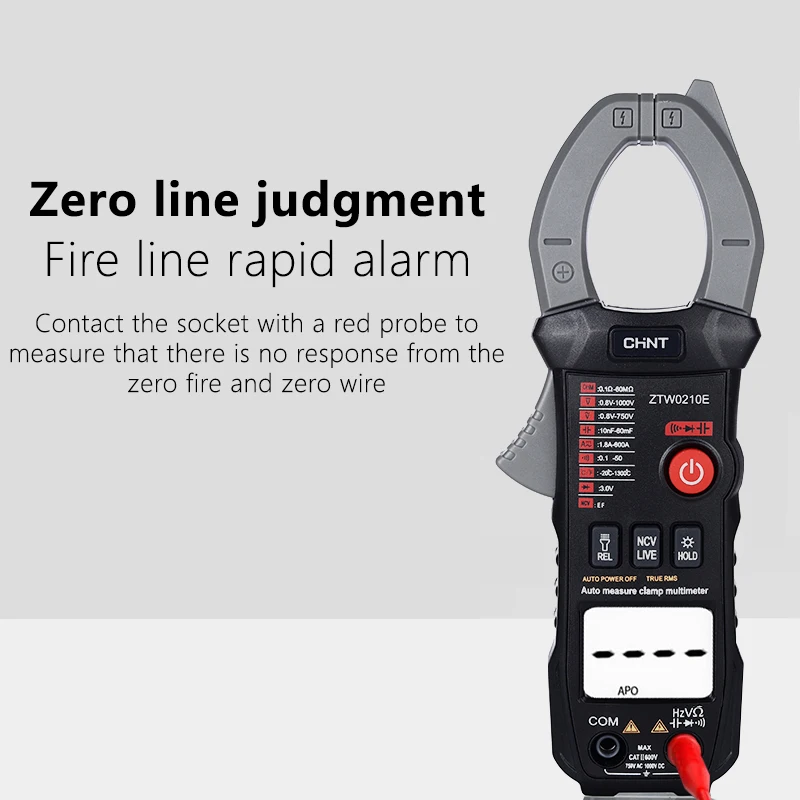 Интеллектуальный цифровой высокоточный мультиметр с клещами, амперметр, полностью автоматические клещи переменного/постоянного тока, клещи ZTW0210A B C D E