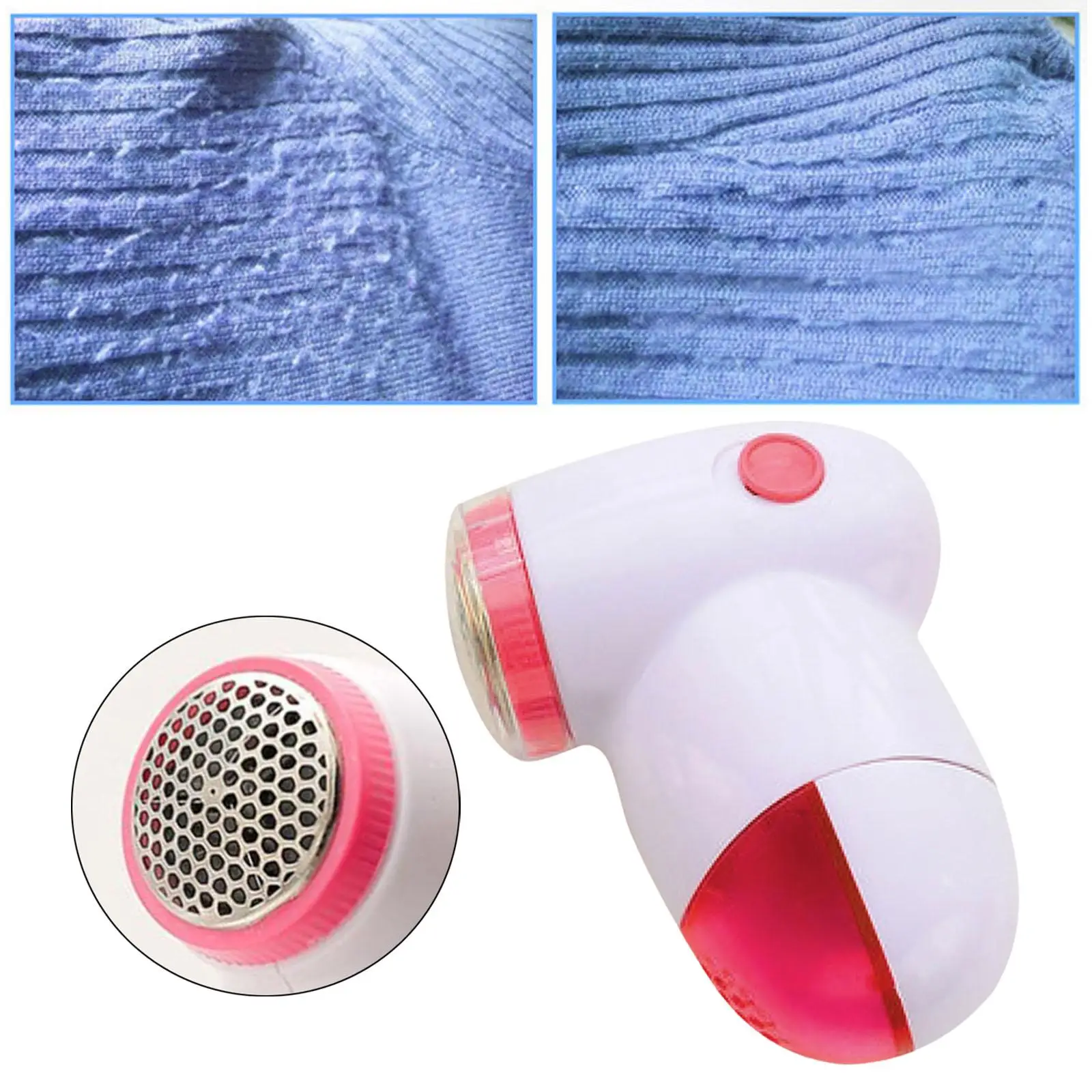 Electric Fuzz Remover Visible Box for Blanket Pet Hair Car Cushion