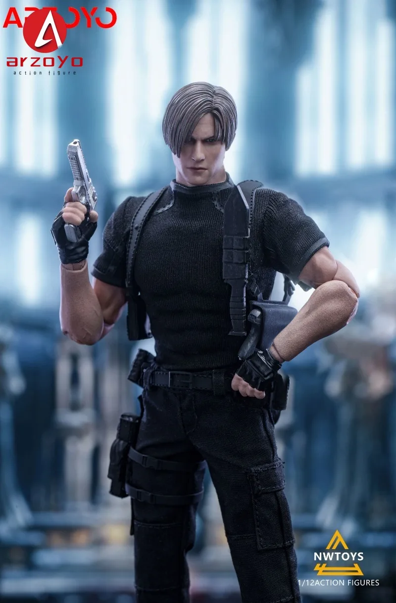 Nwtoys 1/12 مقياس ضابط الشرطة 6 بوصة ذكر الجندي عمل الشكل دمية مجموعة كاملة للتجميع