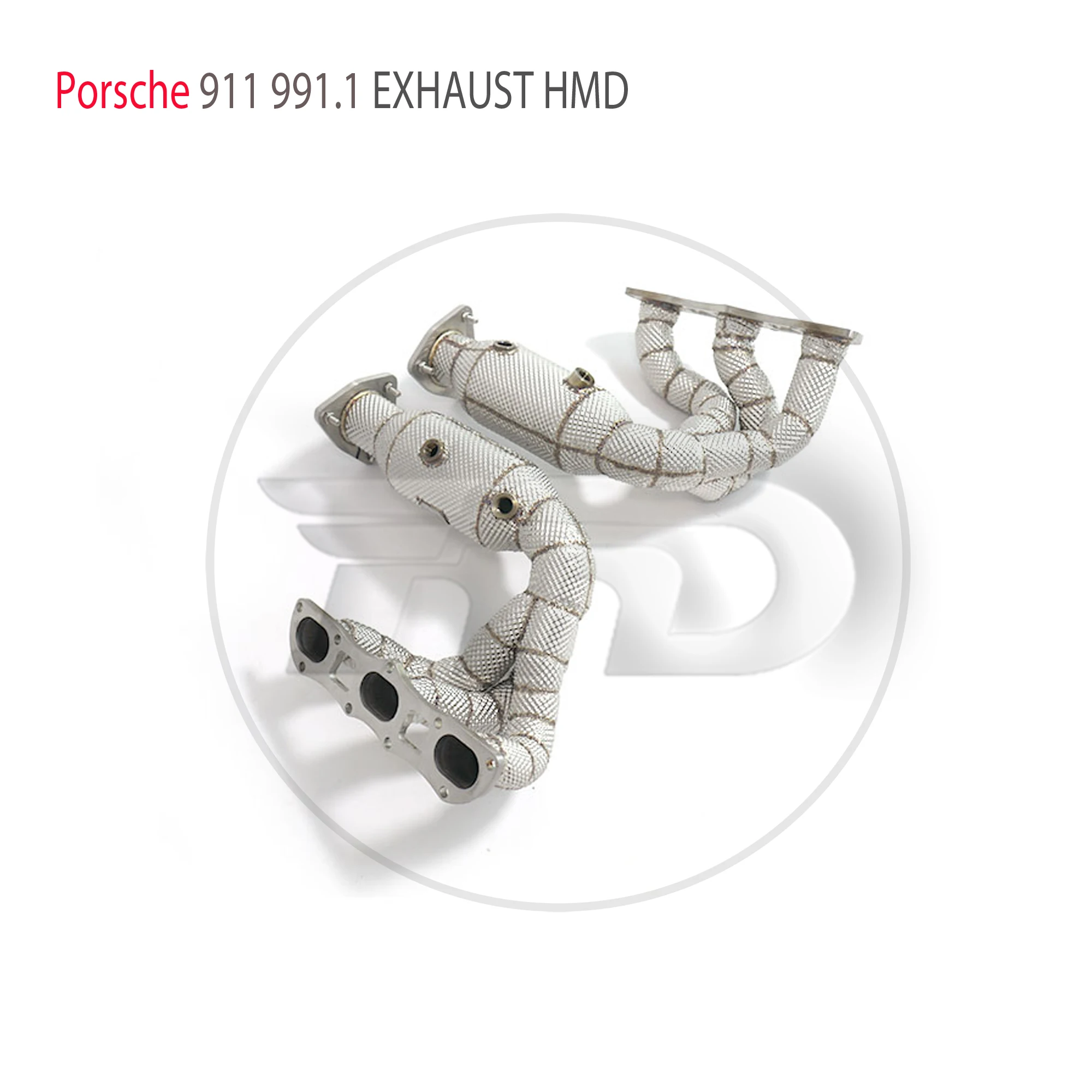 High Flow Performance Manifold Downpipe for Porsche Carrera 911 991.1 HMD Exhaust System With Catalytic Headers