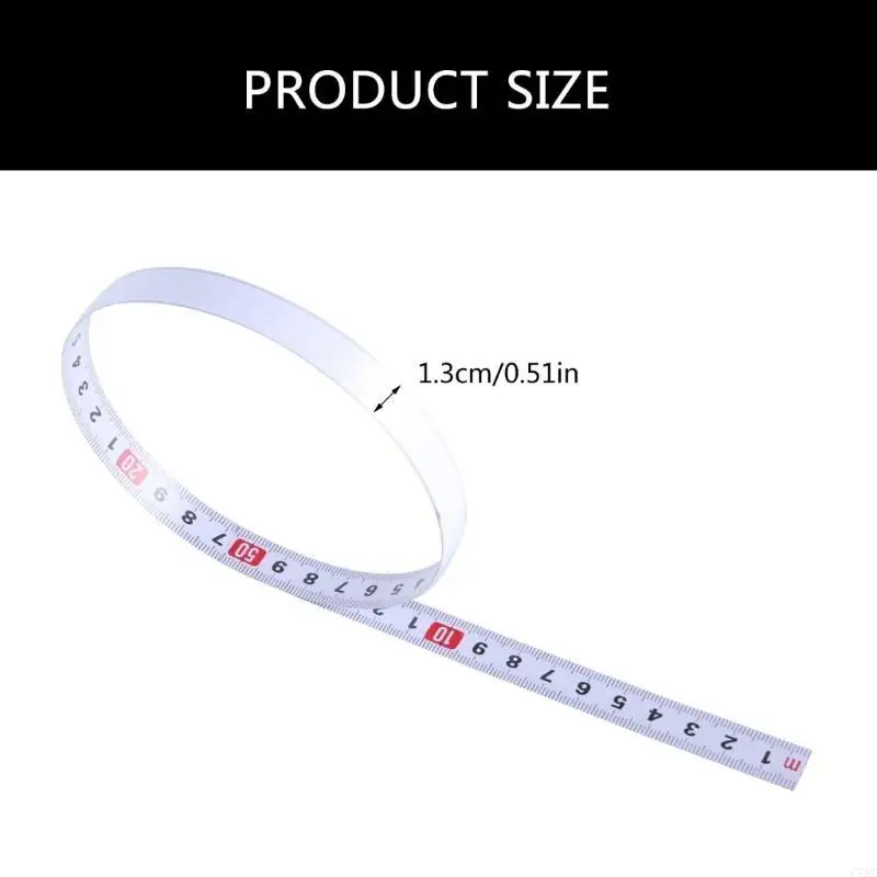 워크 벤치 눈금자 접착 줄 테이프 메트릭 스케일 자체 접착력 측정 테이프 C7AC