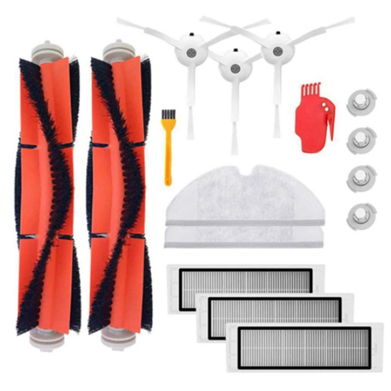 Xiaomi-Mi أجزاء مكنسة كهربائية روبوت ، استبدال Mi Robot S50 ، S51 ، Robo2 ، مجموعة الملحقات