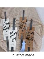 4.3 X 14cm Large Personalized Sparkler Sleeves for Long Wedding Sparklers \