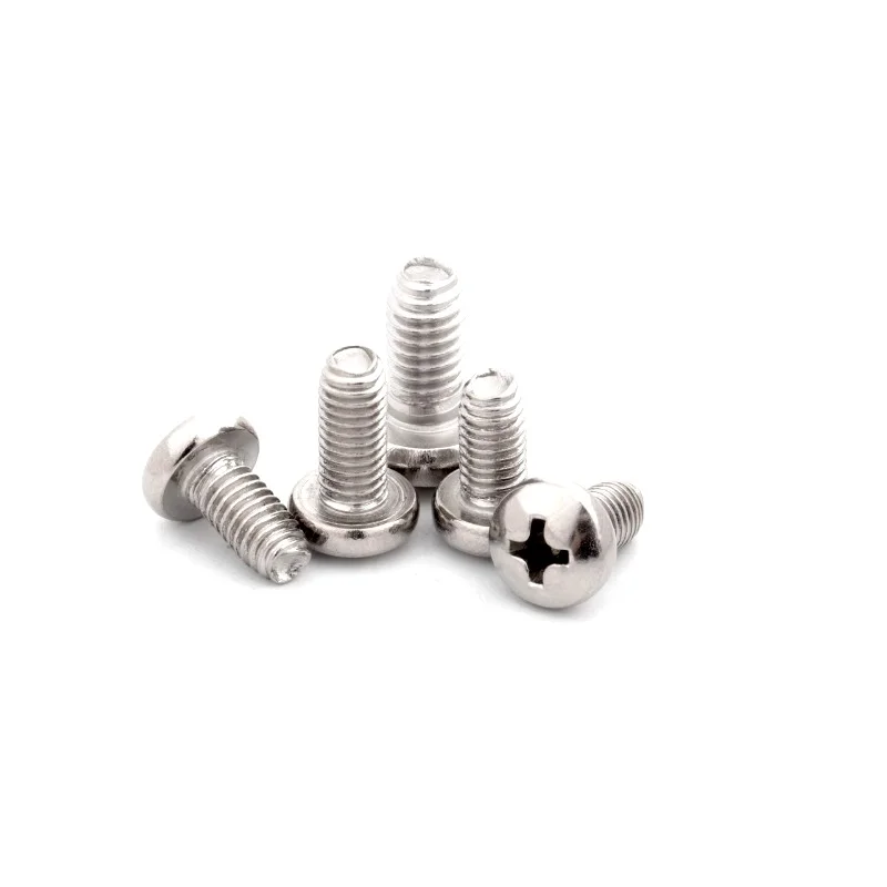 304 stainless steel pan head triangle tooth iron self-tapping self-locking screw M3M4M5M6*5 6 8 10 12 16 20 25 30