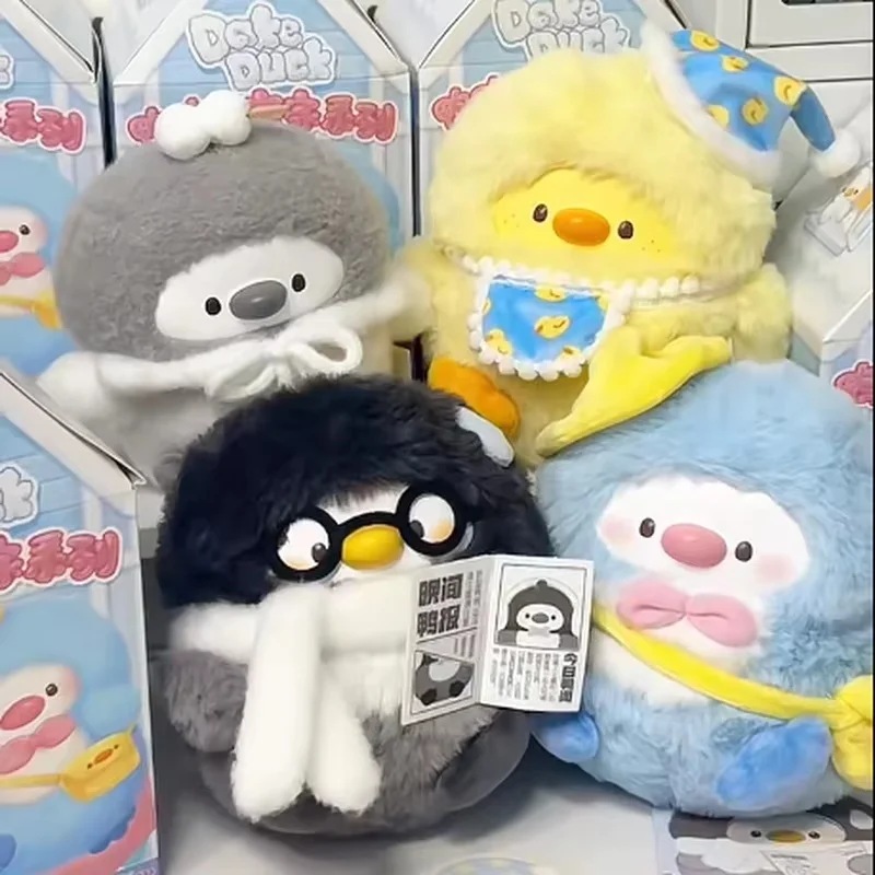 New Original Blind Box Dake Duck Duck House Anime Action Figure Vinyl Doll Cute Mystery Box Decoration Pendant Kid New Year Gift