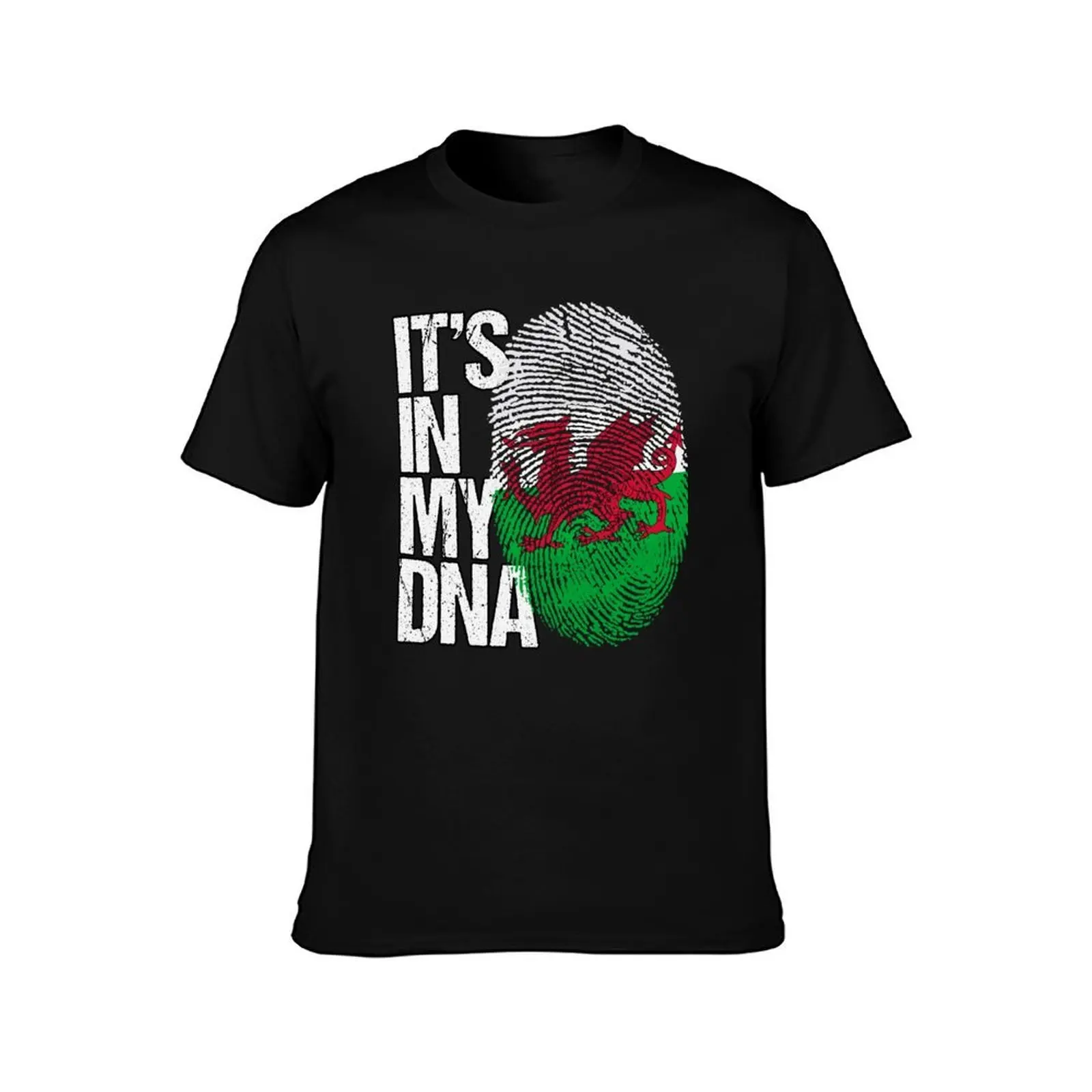 wales Its In My DNA - Gift For welsh From wales  dna love womens mens roots flag proud pride Made In T-Shirt 100% Cotton