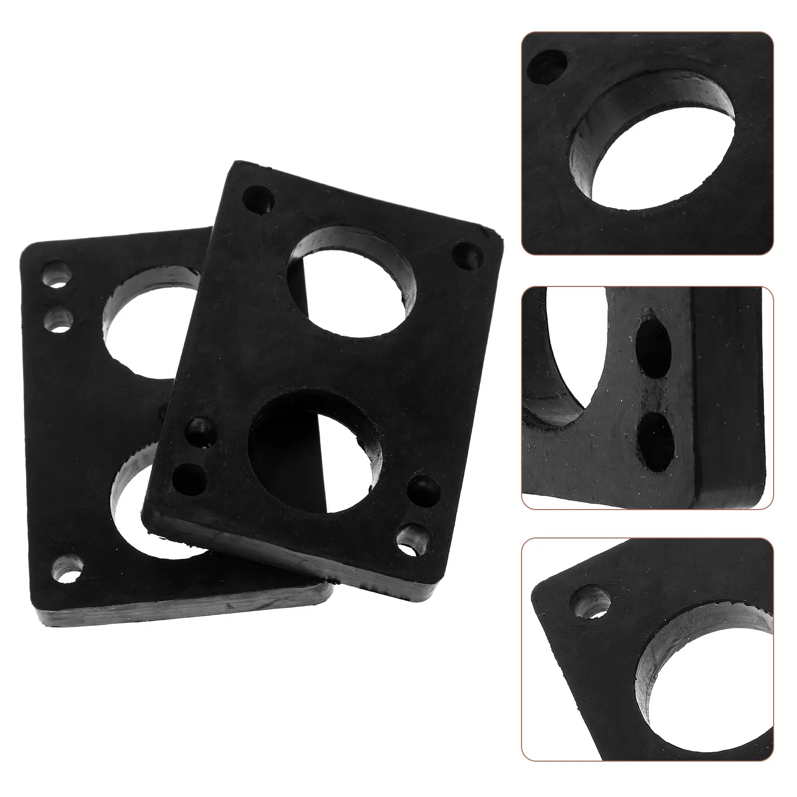 

2Pcs Skateboard Damping Pads PU Shock Absorber Riser Pads for Longboard Surfboard Shockproof Skateboard Accessories