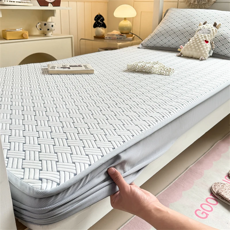

2026 New Biscuit Flower Bean Mat Bedspread Single Product Series Summer Comfortable, Cool and Breathable Mattress Cover