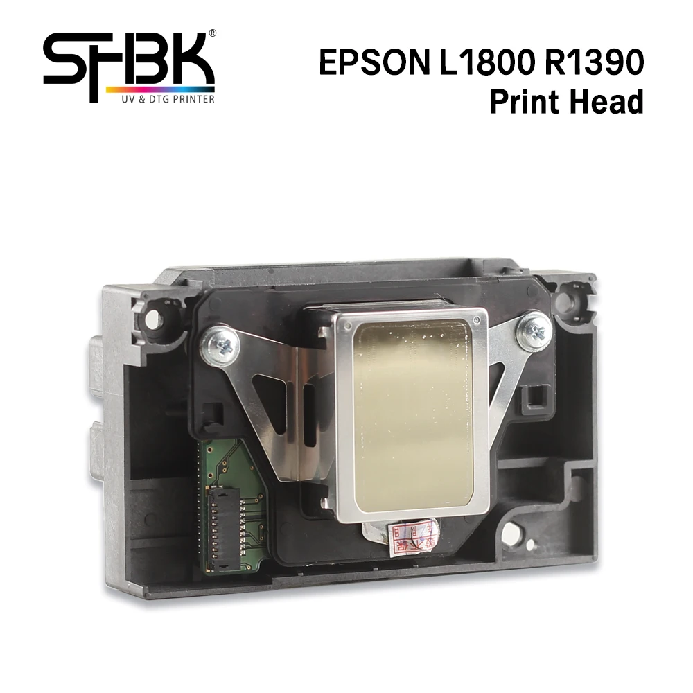 Epson-cabezal de impresión R1390 L1800 UV DTF DTG, boquilla de impresora A3 DTF, cabezal de impresión de placa base verde