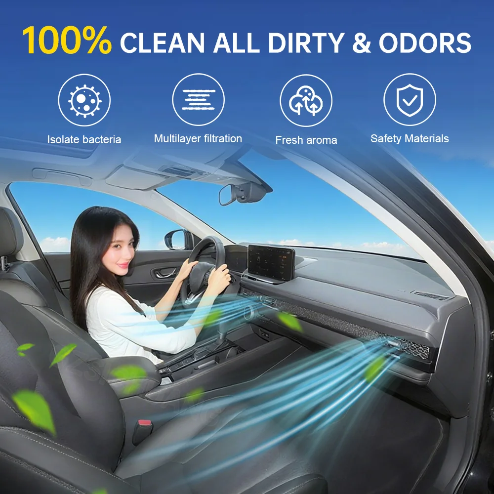 

Car Activated Carbon Cabin Air Conditioning Filter For Honda Accord Civic CR-V CR-Z HR-V Insight Odyssey Interior Accessories