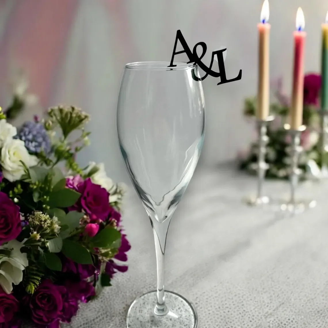 

20/50/100pcs Personalized Wedding Toasting Tags Personal Drink Tags Drink Decorations Cocktail Drink Markers Mirror Drink Charms