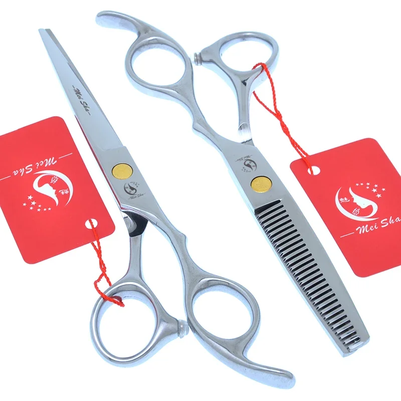 6.0 Inch Japanese Steel Dog Scissors Straight Cutting Shears Thinning Tijeras Professional Grooming Scissors Haircut Tool A0144A