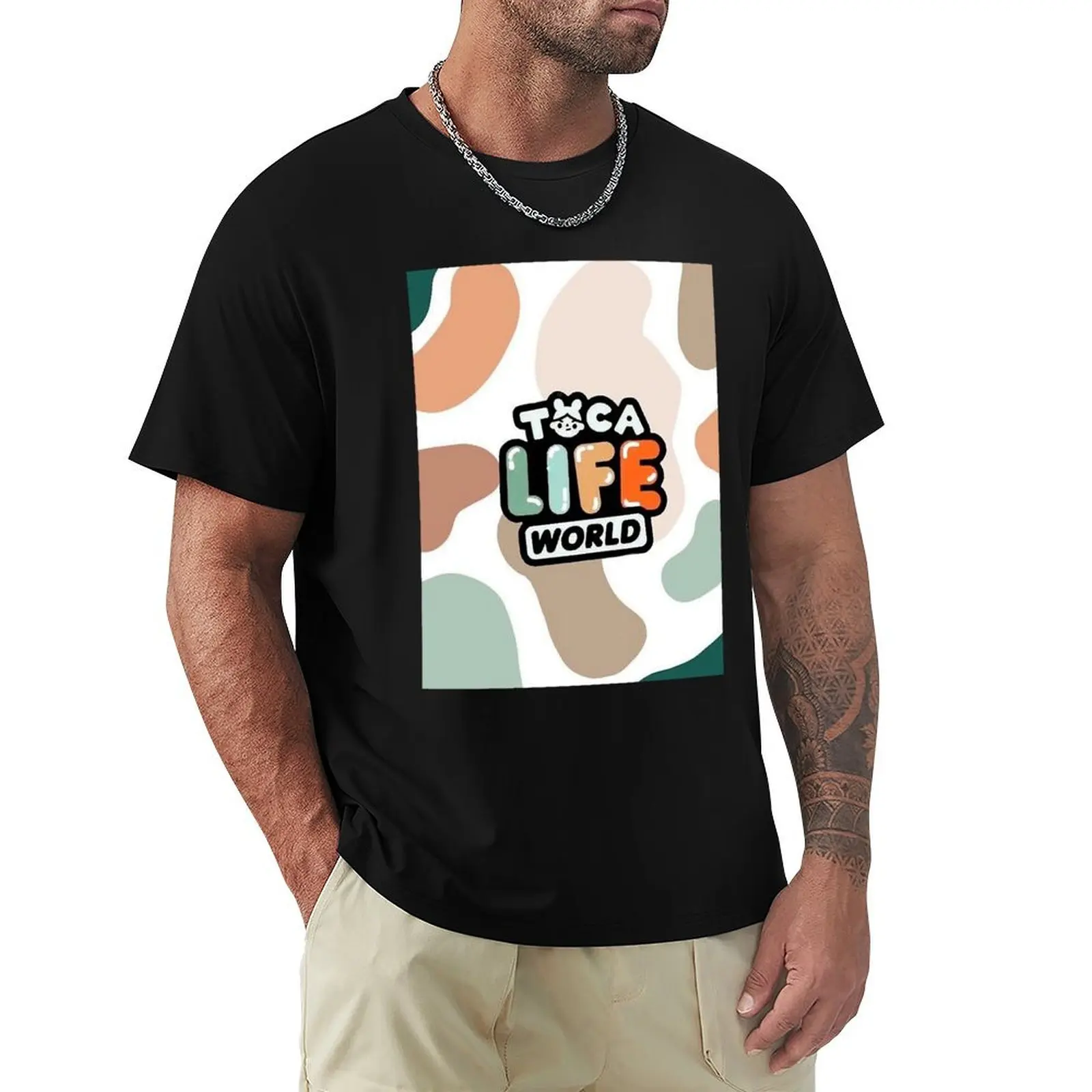 Camiseta gráfica Toca Boca Toca Boca 2021 Toca Life World, camiseta deportiva ligera para correr