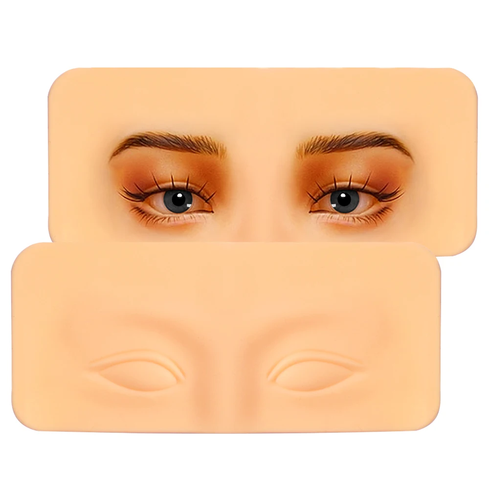 Soft Tattoo Practice Pad for Eyebrow & Eye Makeup Training Resilient Fake Skin for Tattoo Beginners And Professionals