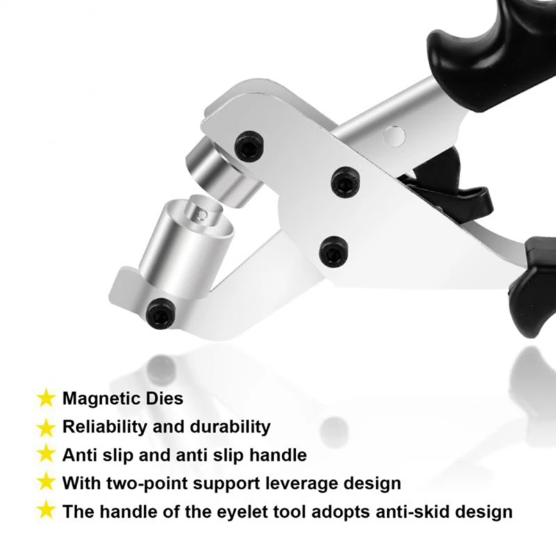 Grommet Kit Grommet Setting Tool Metal Eyelets Set With Install Tool Kit Leather Crafts DIY Projects