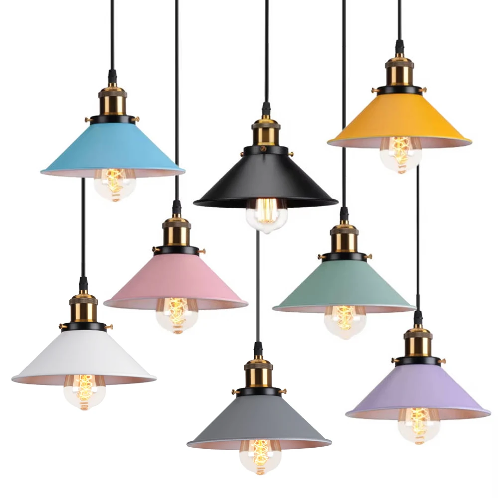 

Vintage Pendant Light Loft Retro Chandelier Pendant Lamp Home Lighting for Living Room Industrial Hanging light E27 Base Edison