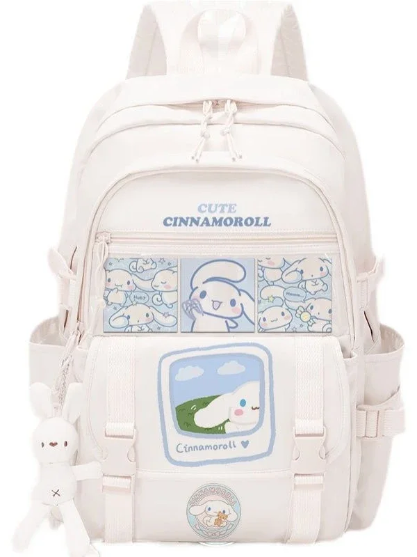 Plecak Sanrio hello kitty mochilas aestehic plecaki dla dzieci zabawki plecak uczeń prezent torba na prezent Kawaii Cinnamoroll