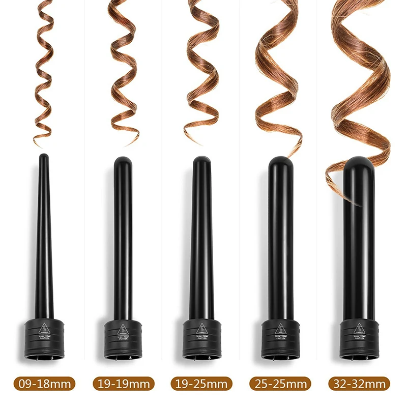 Best-selling five-in-one multi-functional electric portable hair curler. Multi-functional hair curler suitable for home use.