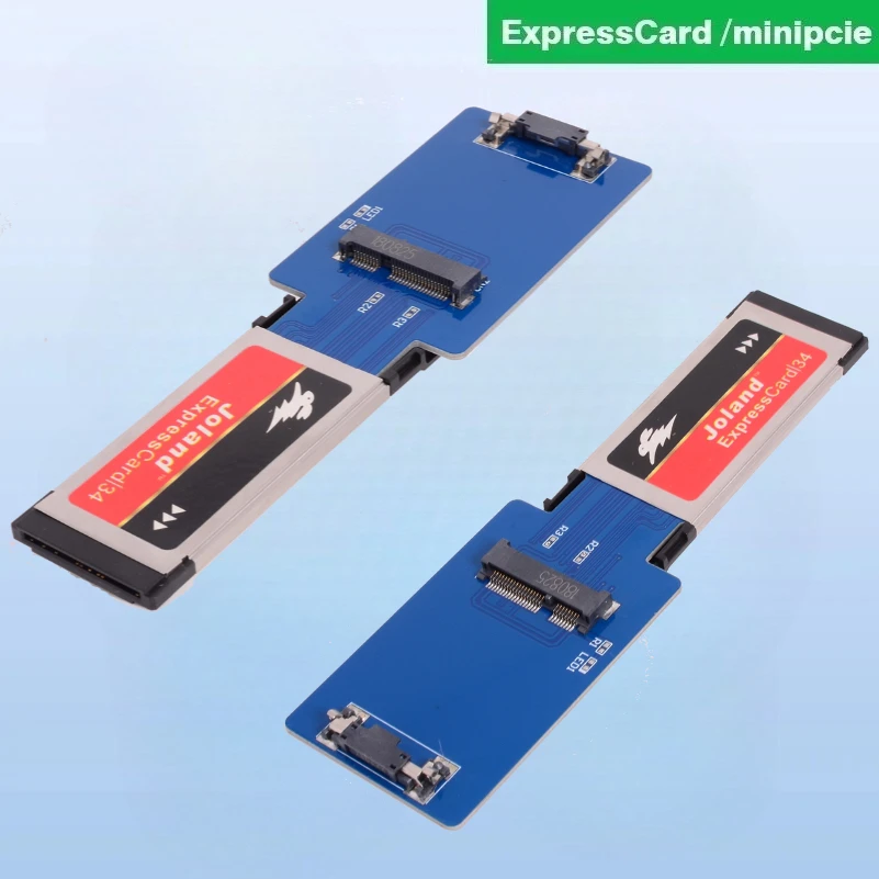 ExpressCard To Mini PCIE Network Card Testing Adapter Mini PCIE Express ExpressCard 34mm Slot Converter Card for Laptop Notebook