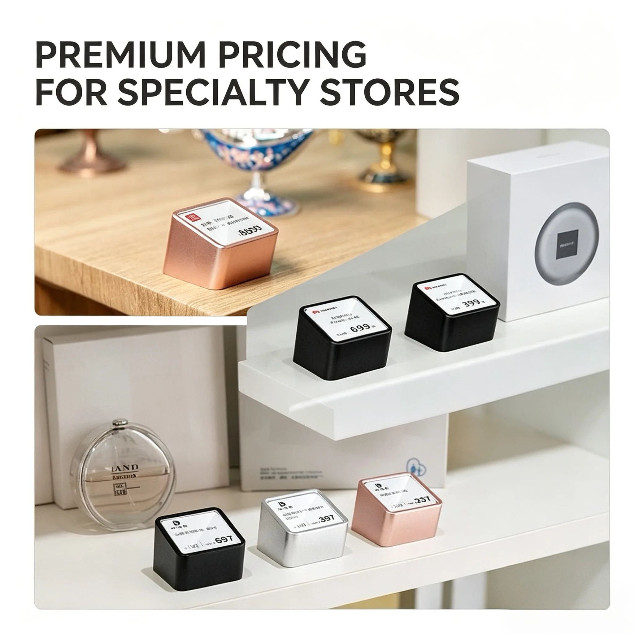 10 PCS Aluminum Acrylic Sign Holder Display Stand Table Number Price Ticket Holder Menu Paper Holder Small Price Label Card Tags