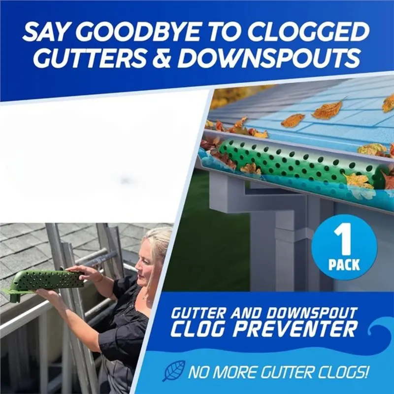 ABAE-Gutter Downspout Guard Downspout Filter Overflows & Water Damage Universal Fit For All Gutters Keeps Debris Out, Water Flow
