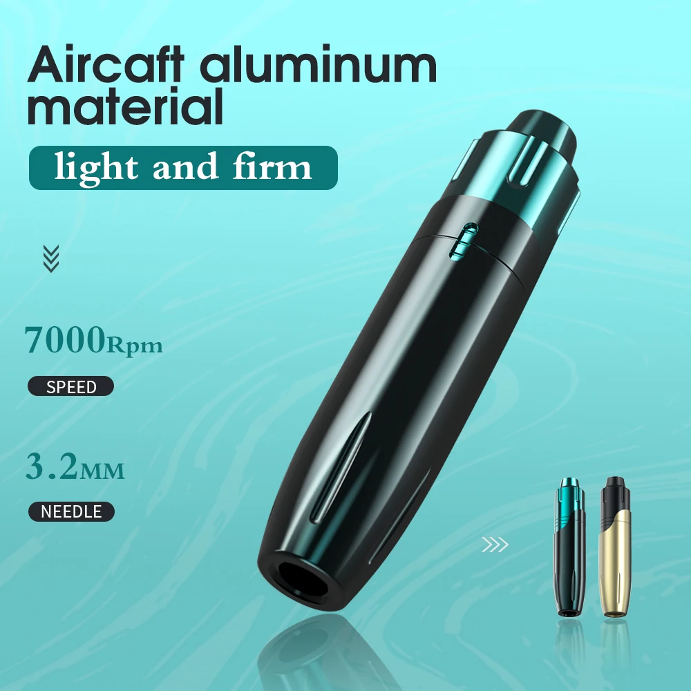 

Wireless Rotary Tattoo Machine RCA Interface Cartridge Tattoo Pen For Linering And Shadering Permanent Makeup Eyebrow Lips Tools