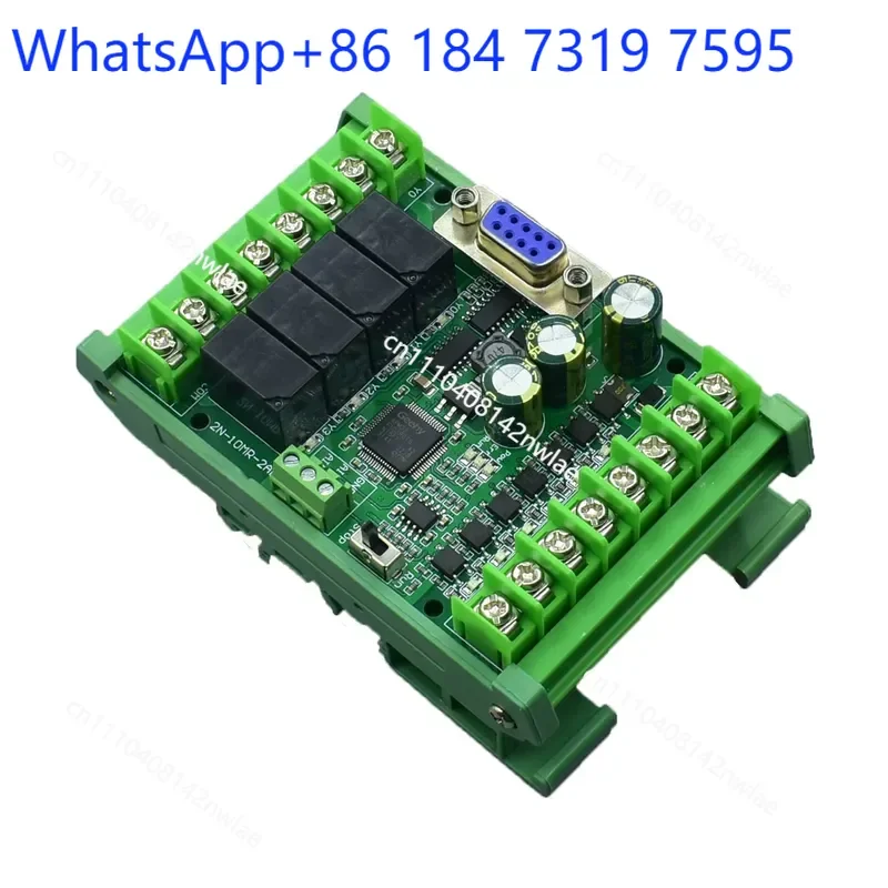 FX2N PLC Industrial Control Board Programming Controller 10 14 20 24 30 MR MT with RS485 Analog Module