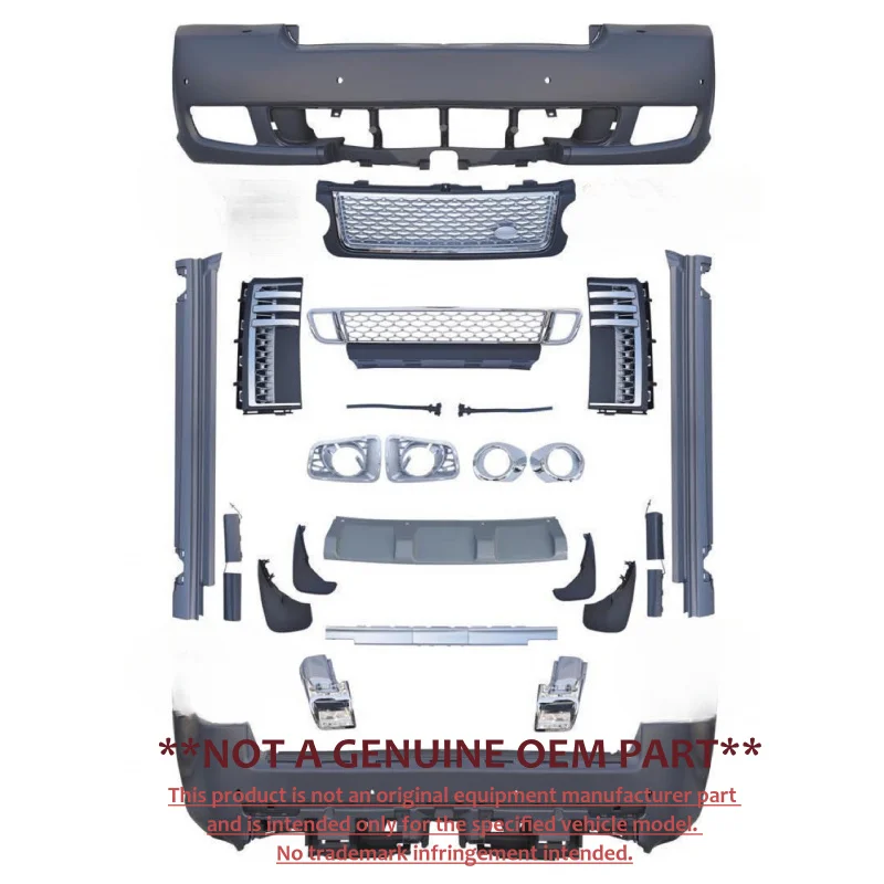 For Land Range Vogue 2005‑2012 Upgrade Autobiography Style Full Body Kit Modification Accessories