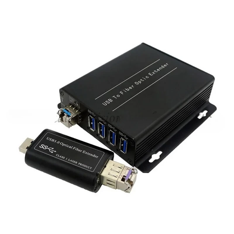 1pair USB3.0 optical transceiver USB fiber optic extension conversion transmitter, single or dual fiber LC port single multimode