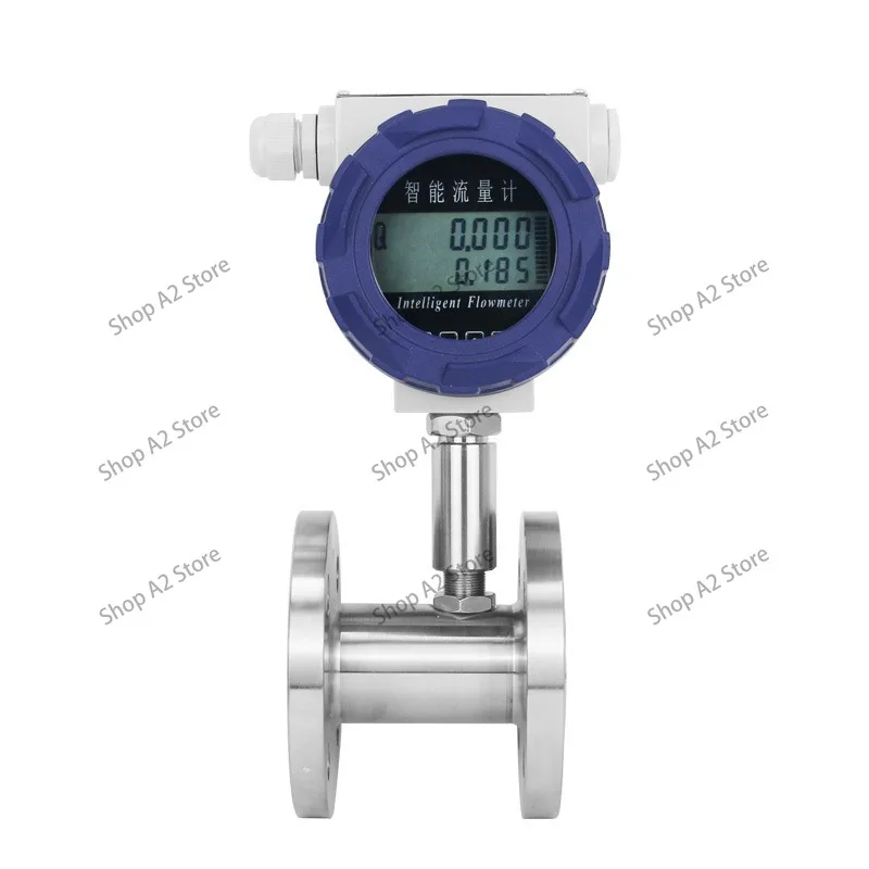 Turbine Flowmeter Smart Liquid Water  Methanol Threaded Flange Direct Turbine Flowmeter