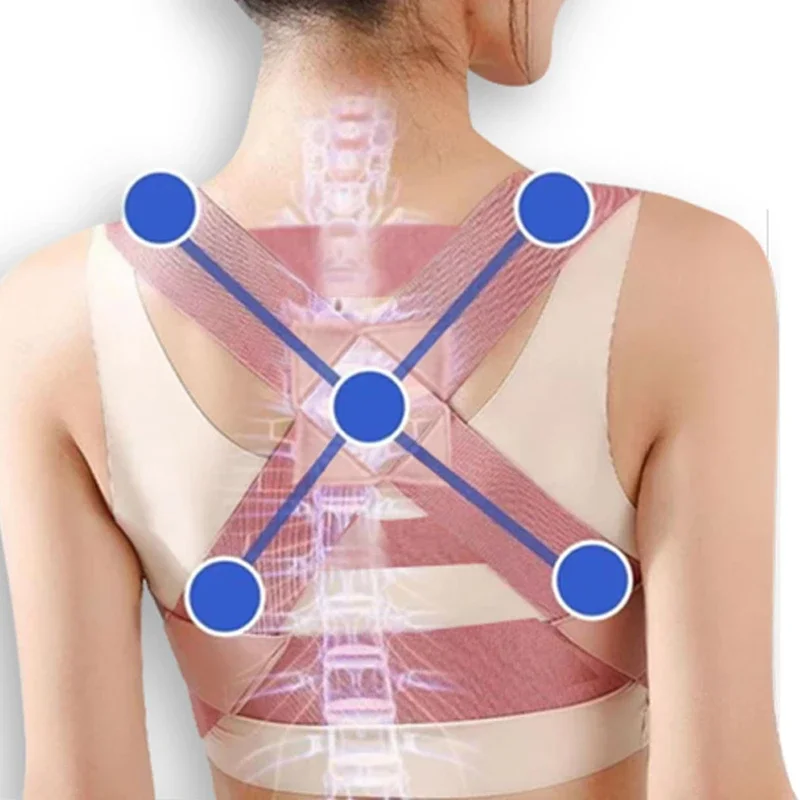 Intelligent hunchback corrector improves posture spinal invisible correction belt home back trainer