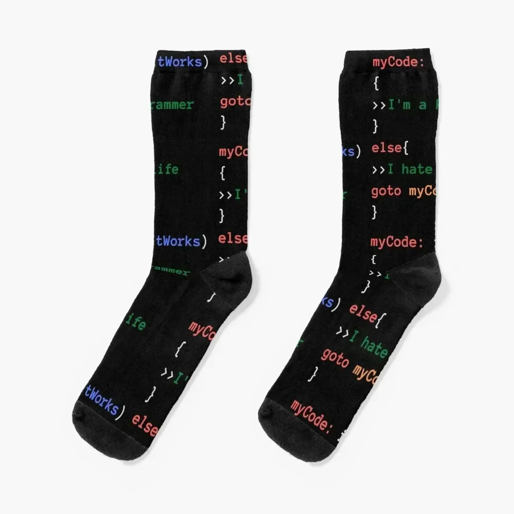 

Programmer Designs Socks gym compression anti-slip japanese fashion Socks Women's Men's
