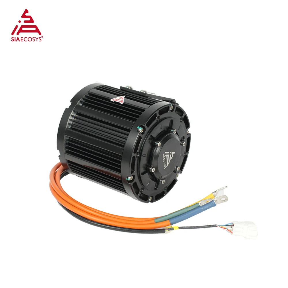 QSMOTOR QS138 70H V1 72V 3000W Mid-Drive Motor 428 Chain Sprocket or Belt Version for Electric Motorcycle ATV Off-Road