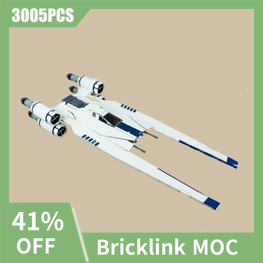 

3005PCS Famous star Movie MOC Modular UCS U-Wing Space fighter model DIY creative ideas Child Toy Birthday Gift Building blocks