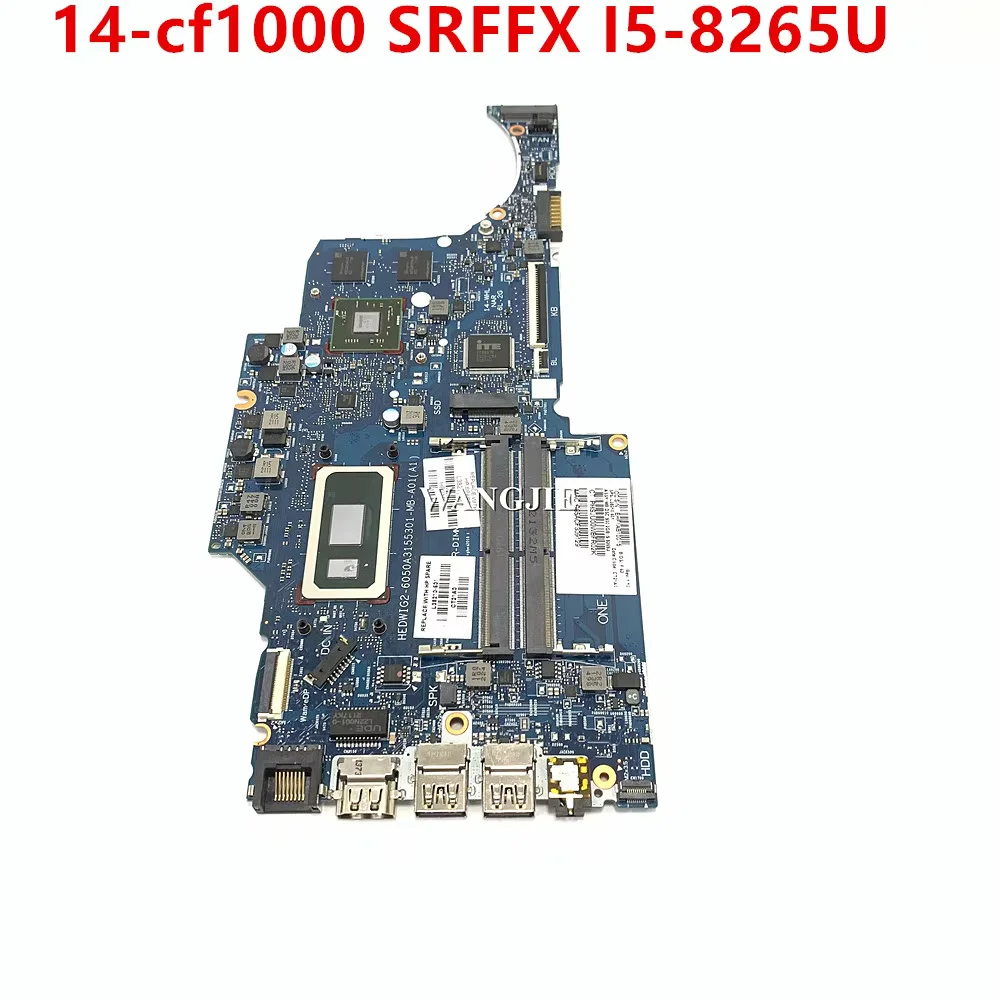 6050A3023801-MB-A01 For HP TPN-I130 14S-CF 14S-CR 14-CF 14S-CS Laptop Motherboard L38210-601 L38210-001 With i5-8265U