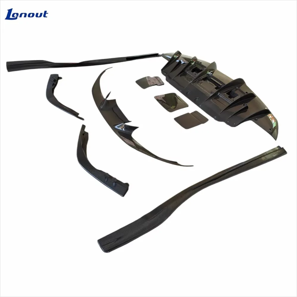 New Design Lightweight Kit for for ferrari F8 Modified N Style 3k High-quality Dry Carbon Fiber Small Surround Body Kit