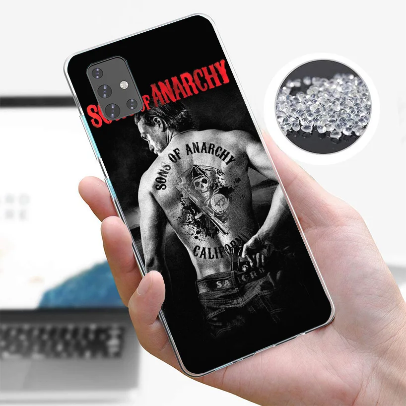 Sons Of Anarchy Black Phone Case For Samsung Galaxy A51 A41 A31 A21S A11 A01 A71 A50S A40 A30 A20S A10S A6 A7 A8 A9 Print Cover