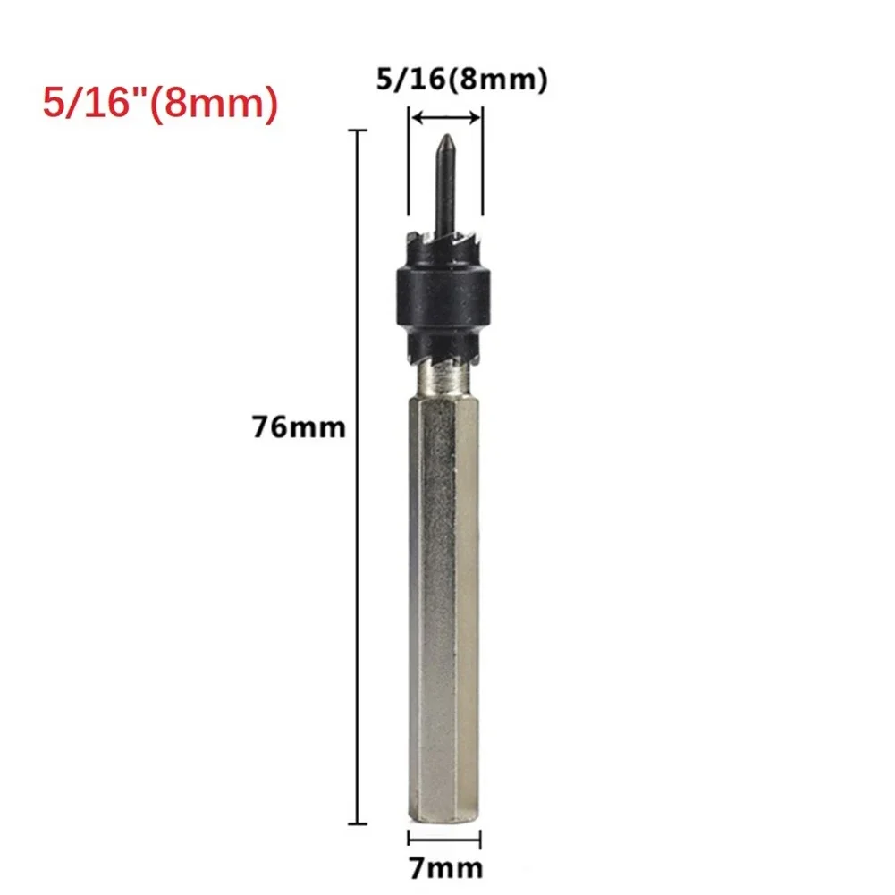 Metal Point Drilling Spot Weld Drill Bit Ouble Side Carbide Tip Power Tools Stainless Metal Hole Drilling 5/16