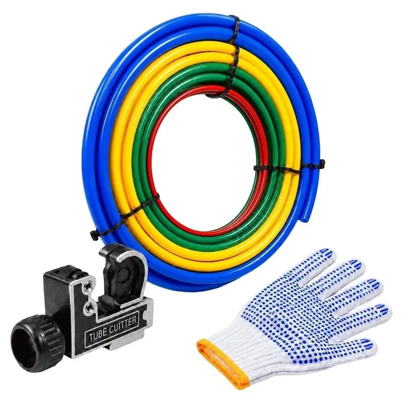 B23B 4M Conditioning Copper Tubing Pipe Extension Kit, 4 Sizes With Built-In Bending Strip & 1/8-1-1/8 Inch Mini Cutter
