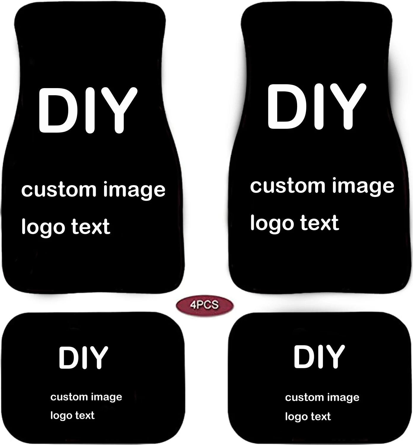 

Custom car floor mats complete set of 4 pieces premium car front carpet rear carpet custom car accessories floor mats