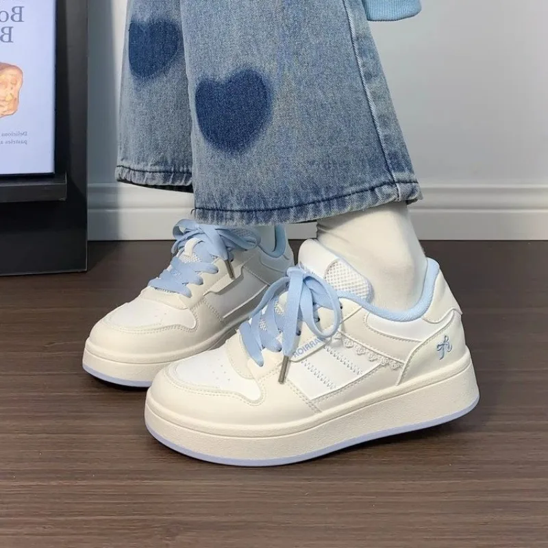 

Flat Single Shoes Women Spring New Versatile Casual Non-slip Platform Sports Casual Shoes