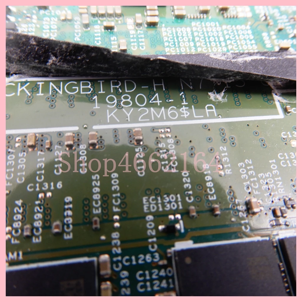 19804-1 with i5-10300H CPU 8GB-RAM Mainboard For DELL Inspiron 15 7501 Laptop Motherboard 041C82 100% Test OK