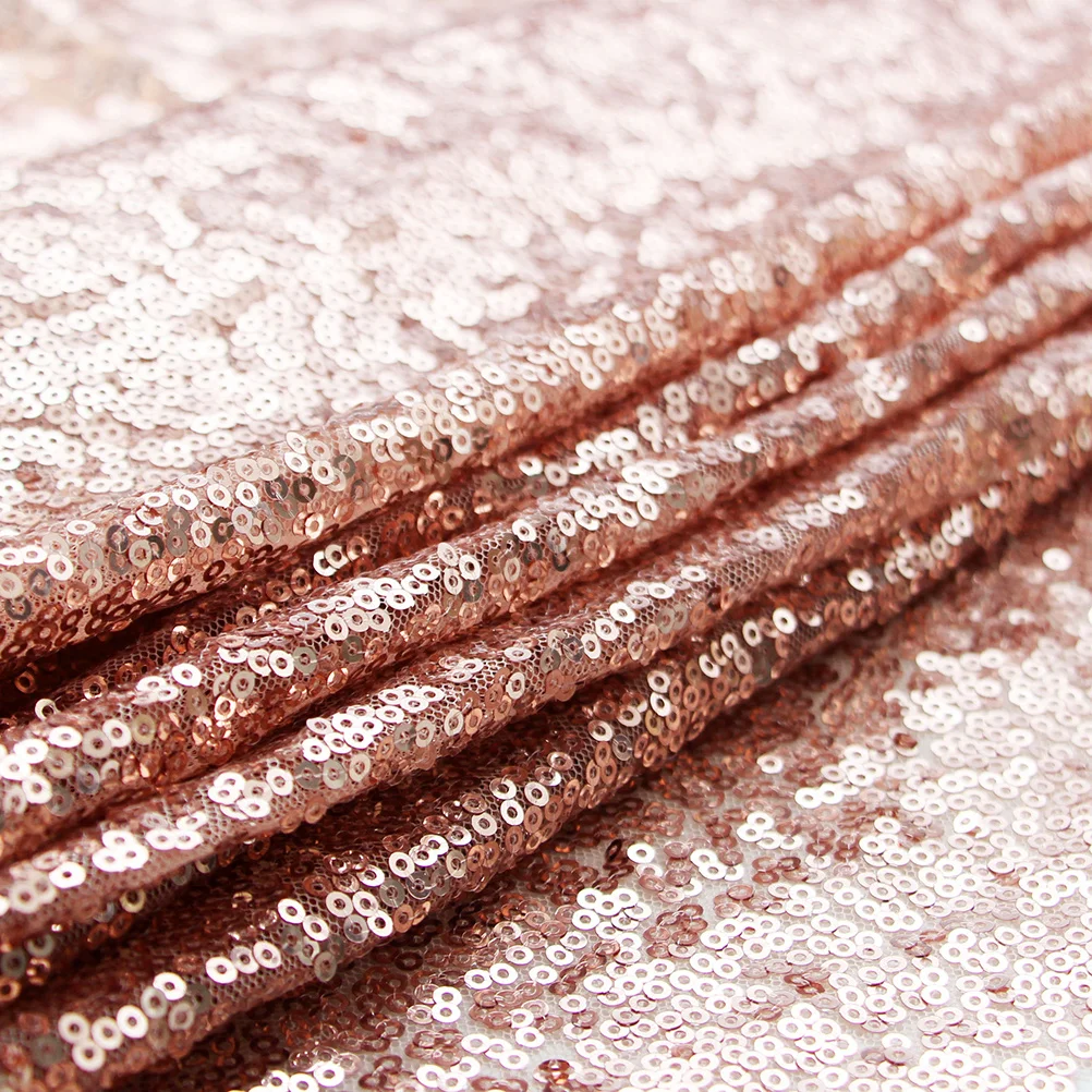 

1pc 125X180Cm Glowing Sequins Backdrop Wedding Party Decorative Cloth Photography Background Curtain For Baby Shower