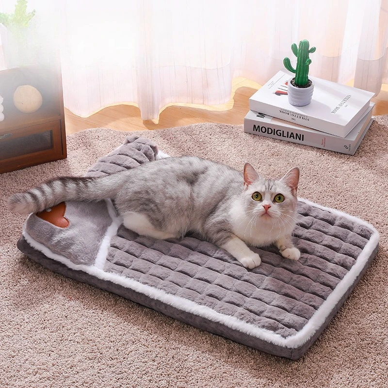 

Anti-slip Cat Dog Bed Removable Washable Pet Dog Mat Sofa For Dogs Cushion Protect Cervical Pet Mat Sleeping Mat Pet