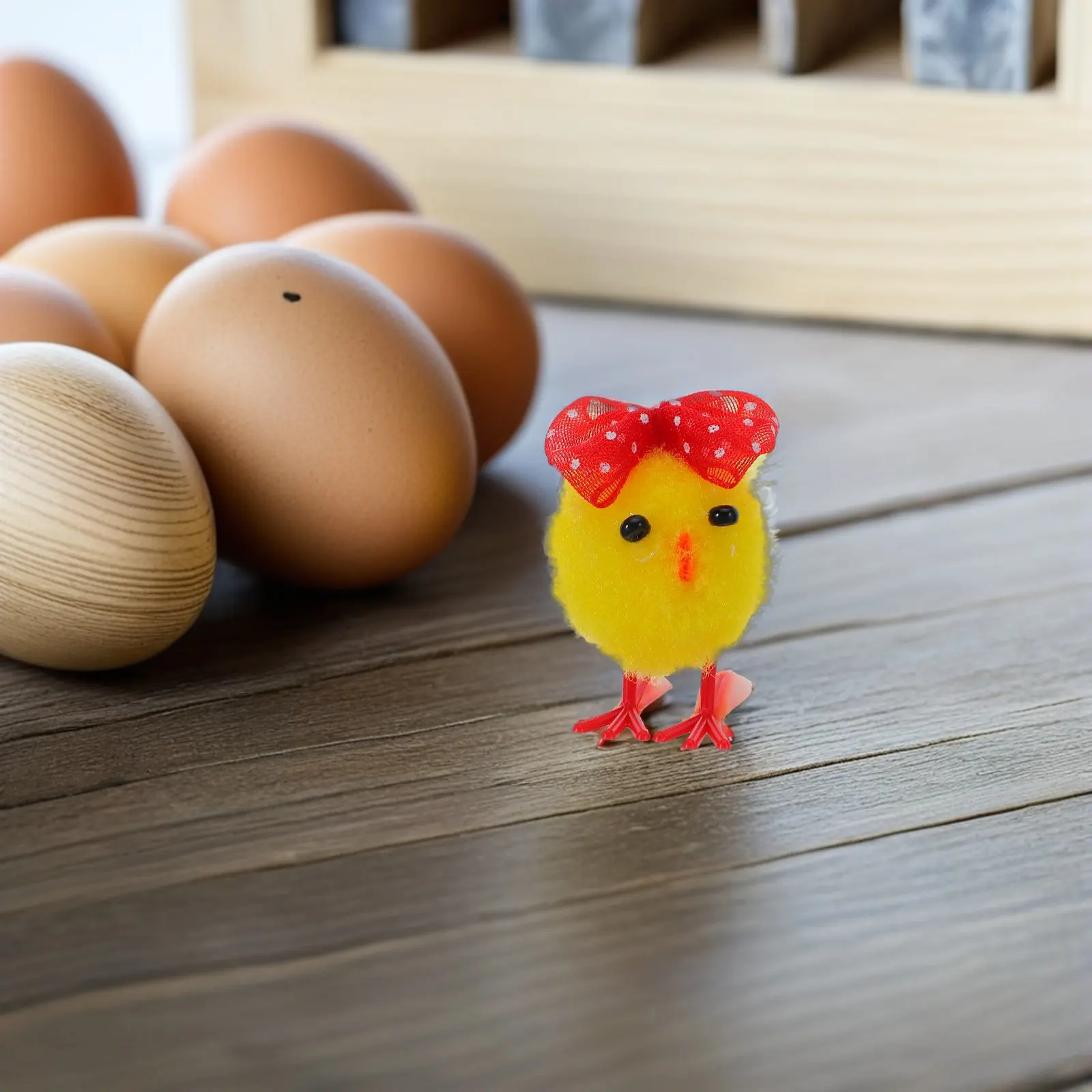 

24 шт. миниатюрных реалистичных фигурок цыплят, пасхальные украшения, сувениры для вечеринок, материалы для поделок, декор для весеннего стола